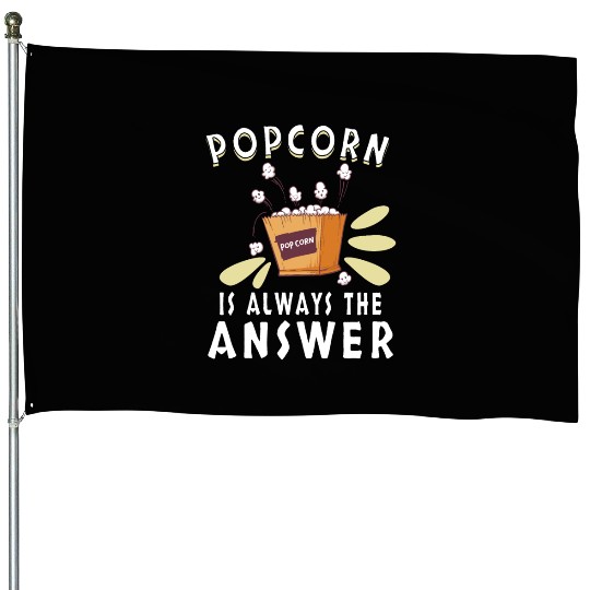 Movie Watching Cinema Popcorn Binge Watching House Flags