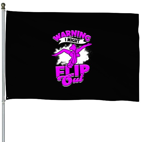 Cheerleader Flip Cheer Gymnast Cheerleading sport House Flags