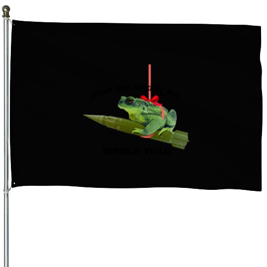 Meet me under the missile toad – mistletoe pun House Flags