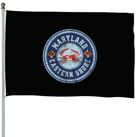 Maryland Blue Crab Eastern Shore Softshell Crabs House Flags
