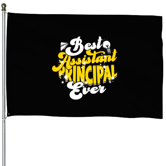 Assistant Principal Back School Teacher Principal House Flags