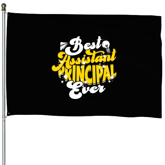 Assistant Principal Back School Teacher Principal House Flags