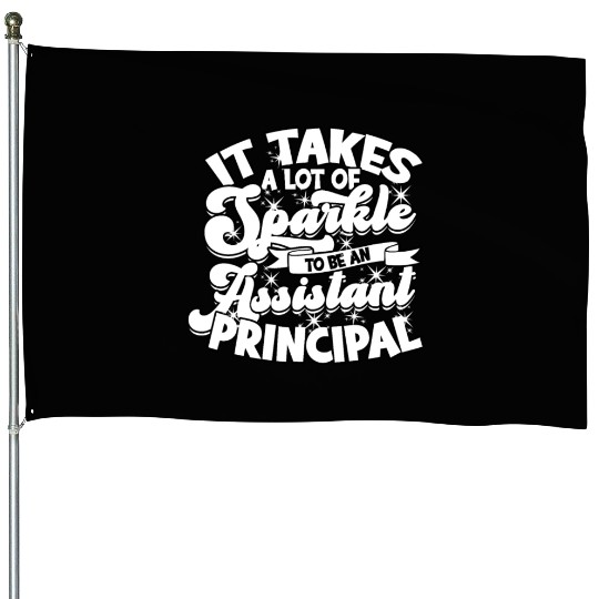 Assistant Principal Back School Teacher Principal House Flags