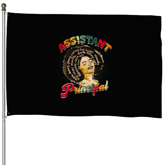 Assistant Principal Back School Teacher Principal House Flags