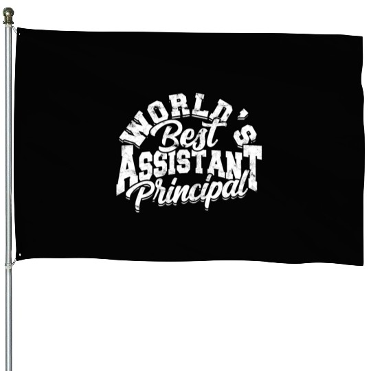 Assistant Principal Back School Teacher Principal House Flags