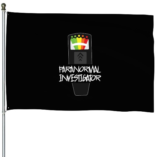 Ghost Hunting Paranormal Investigator House Flags