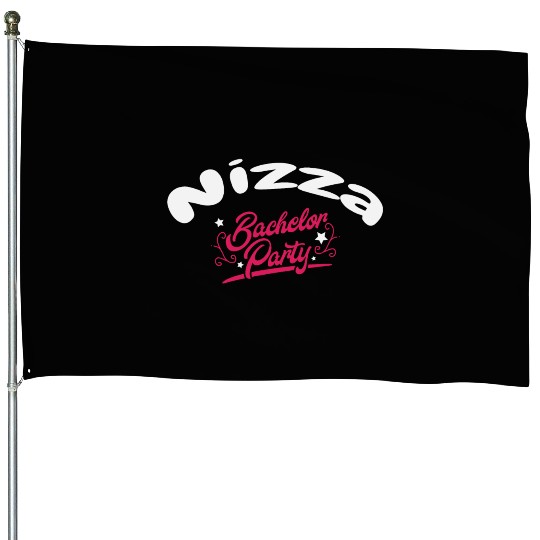 Bachelor Party House Flags Nizza Pre Wedding