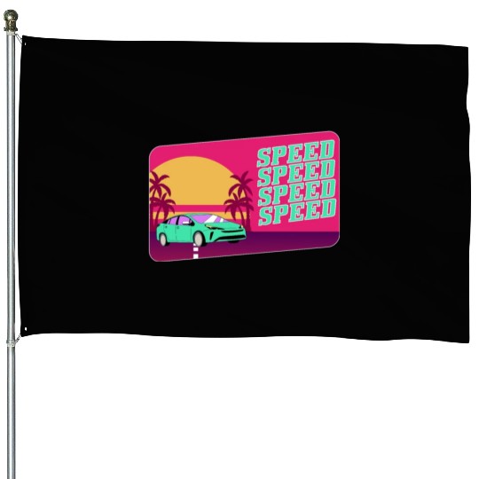 retro race House Flags