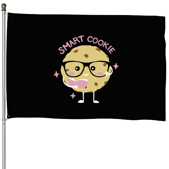 Smart Cookie Funny School House Flags