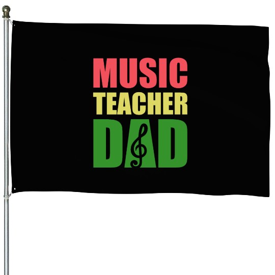 Music Teacher House Flags