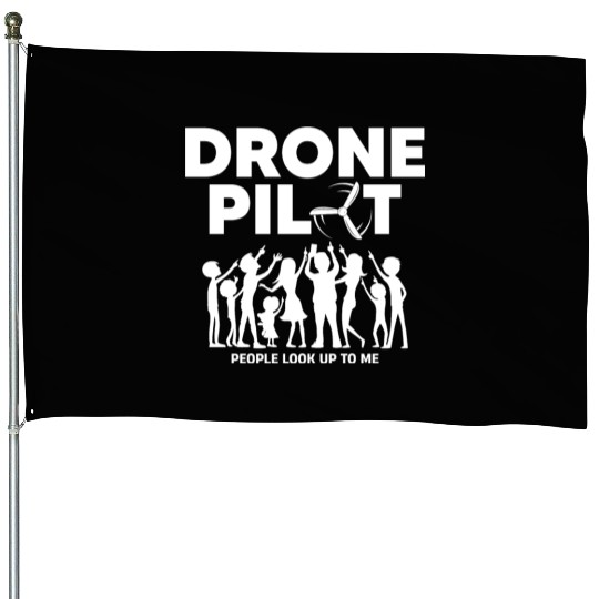 Drone , Drones, Drone Flying House Flags