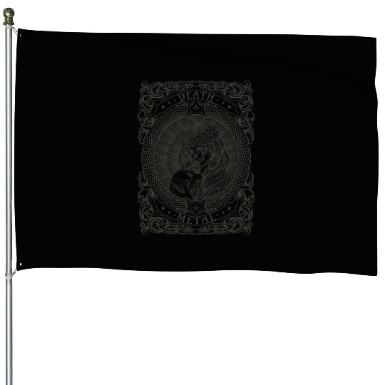 Goth Satan Rock Festivals Black Heavy Death Metal House Flags