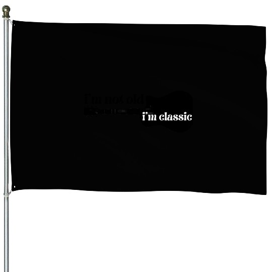 Funny Guitar Design For Men Women Guitarist Guitar House Flags