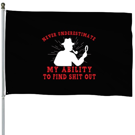 True Crime Murder Spy Crime Interest Gift Idea House Flags