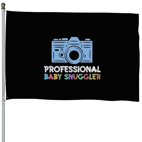 Professional Baby Snuggler - Newborn Photographer House Flags
