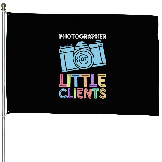 Photographer Of Little Clients - Newborn House Flags