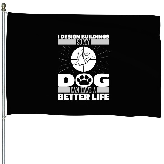 Duck Hunting Dog House Flags