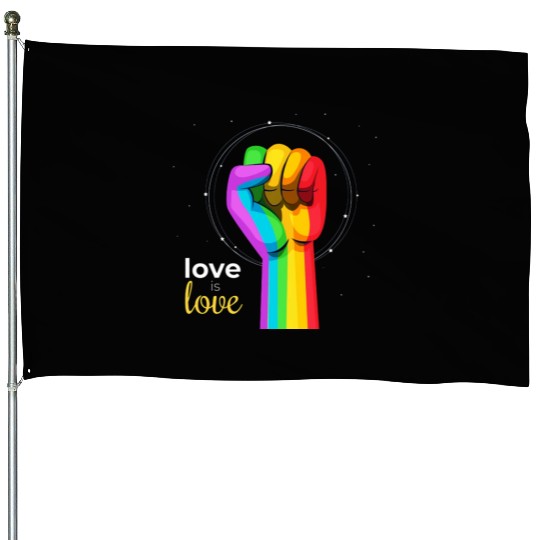 Love is Love LGBTQ+ House Flags