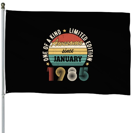 Awesome Since January 1985 Limited Edition House Flags