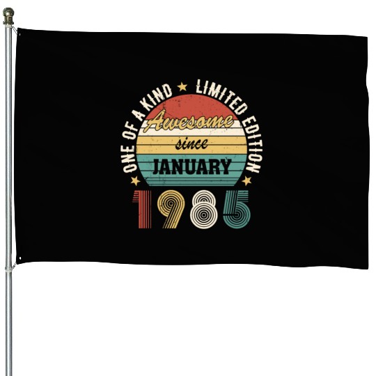 Awesome Since January 1985 Limited Edition House Flags
