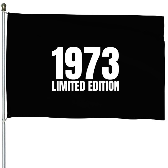 50 Years Vintage 1973 Retro 50th Birthday House Flags