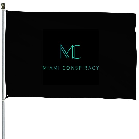 Miami Conspiracy Green Logo House Flags