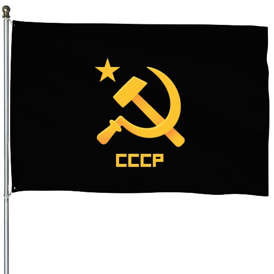USSR Soviet Union Russia Hammer Sickel USSR Flag C House Flags