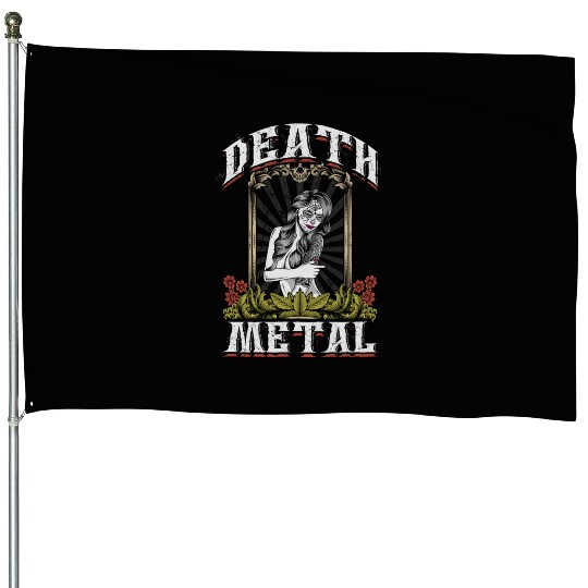 Goth Rock Satan Festivals Death Metal House Flags