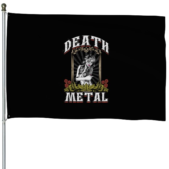 Goth Rock Satan Festivals Death Metal House Flags