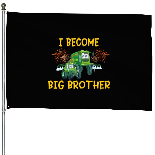 Big brother farmer tractor House Flags