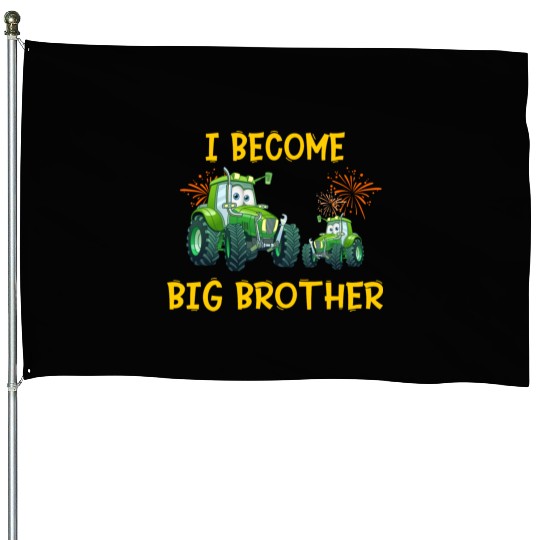 Big brother farmer tractor House Flags
