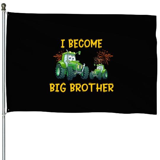 Big brother farmer tractor House Flags