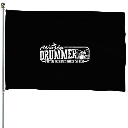 drumsticks Drum Music Christian Drummer church House Flags