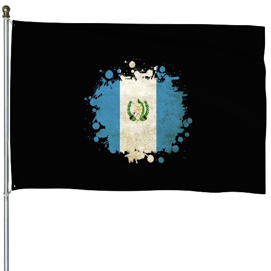 Guatemala vintage flags blob House Flags