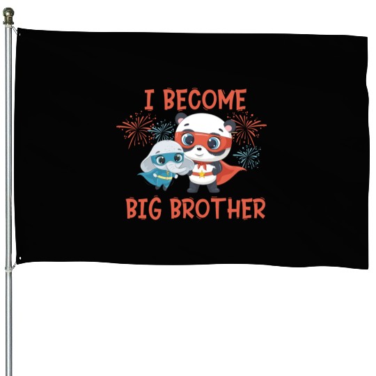 Big brother super hero panda elephant 2023 House Flags
