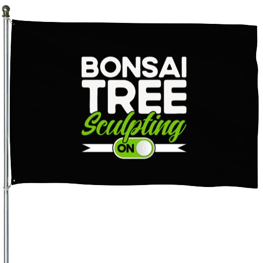 Bonsai Tree Owner Gift Bonsai Tree Gardening House Flags
