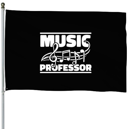 Music Teacher music nout House Flags