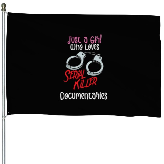 True Crime Murder Spy Crime Interest Gift Idea House Flags