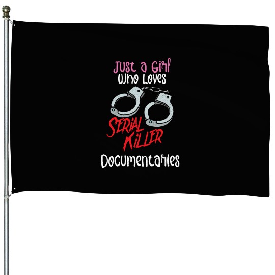 True Crime Murder Spy Crime Interest Gift Idea House Flags