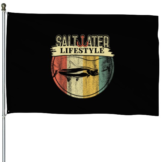 Fishing - Saltwater Lifestyle House Flags