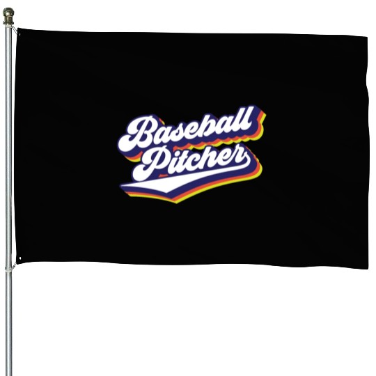 Baseball Pitcher Sayings Player Hobby House Flags