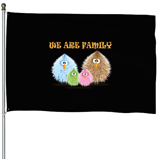 we are family 2 House Flags