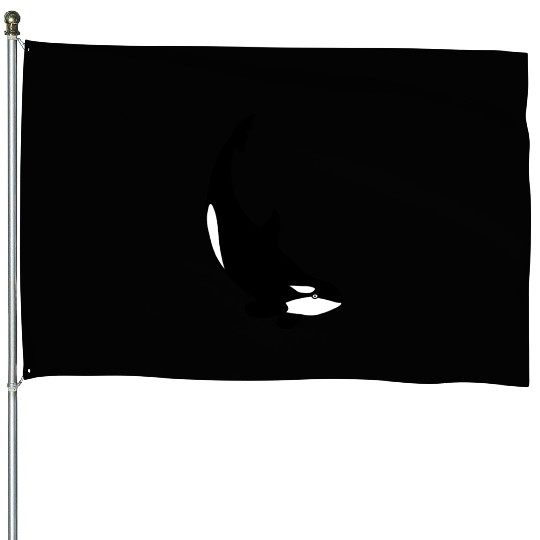 Orca diving House Flags