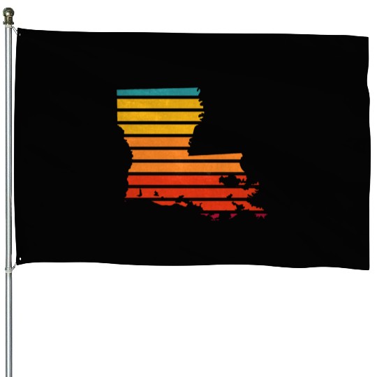 Louisiana sticker retro House Flags