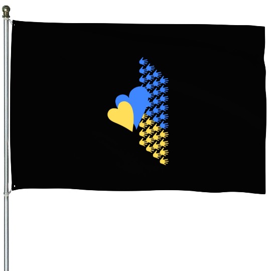 From Ukraine with love House Flags