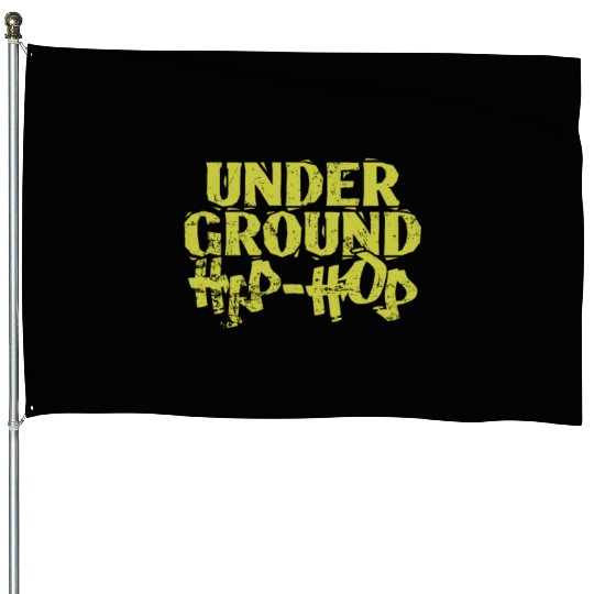 Under Ground Hip Hop Music Direction Rap House Flags