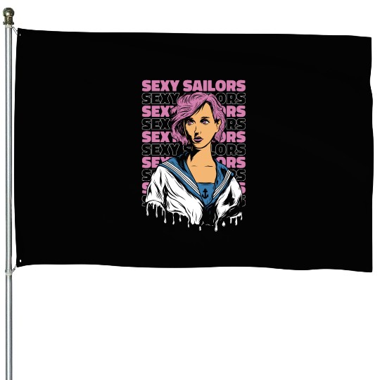 Sailing Sailor Sexy House Flags