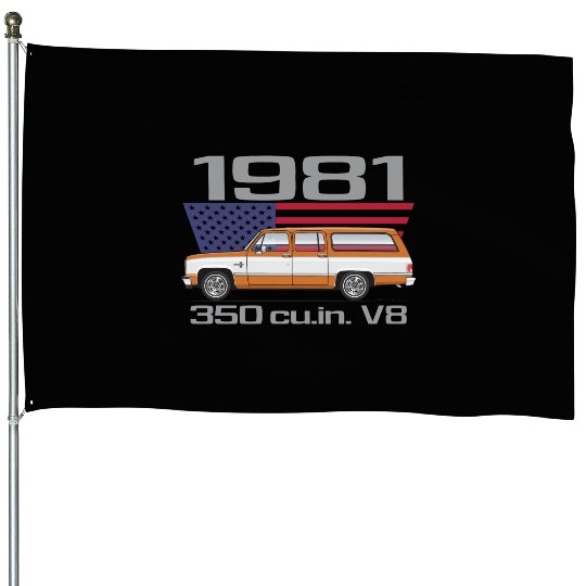 1981 Burnt Orange House Flags