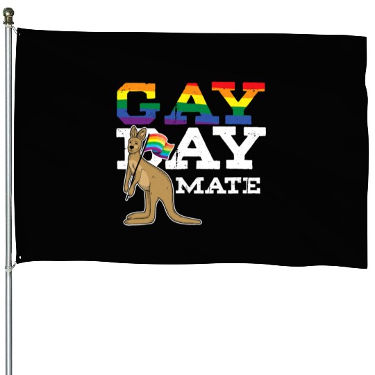 Australian LGBT Bi Homo Transgender Lesbian Gay House Flags