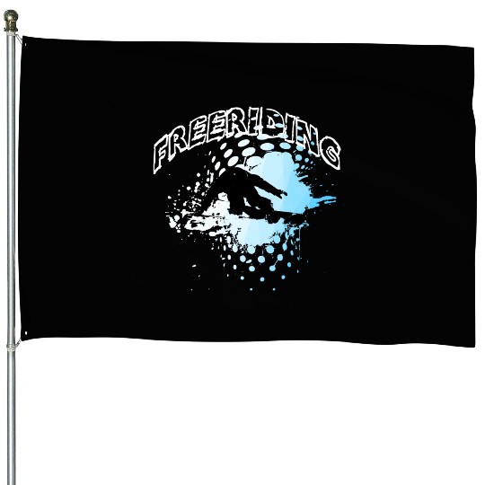 Snowboarding - Freeriding House Flags